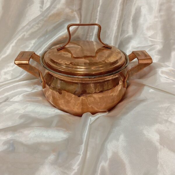 Persian Copper Stock Pot - Hammered Model Asiyah