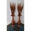 Handcrafted Decorative Persian Hammered Copper Vase Model Ladarius (x2)