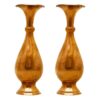 Handcrafted Decorative Persian Hammered Copper Vase Model Ladarius (x2)