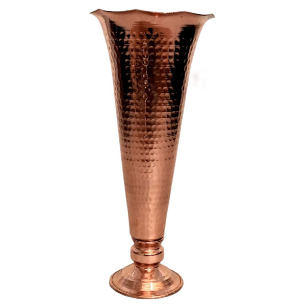 Handcrafted Decorative Persian Hammered Copper Vase Model Suri