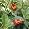 Handcrafted Wooden Earrings Made from Rosewood & Boxwood