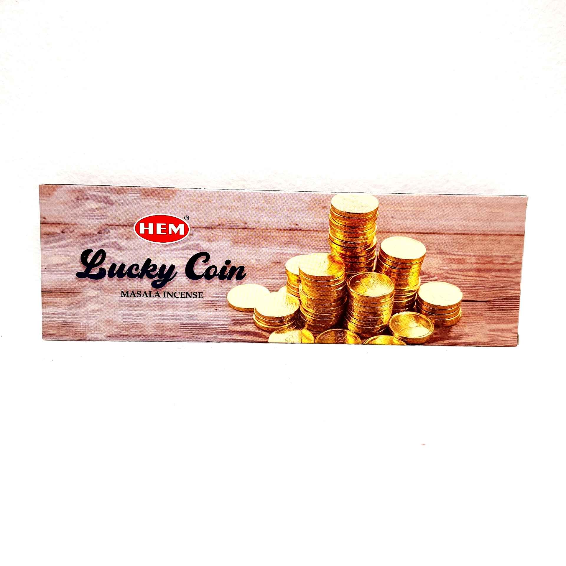 Hem Lucky Coin Incense Sticks - 20 Handmade Sticks (Pack of 4)
