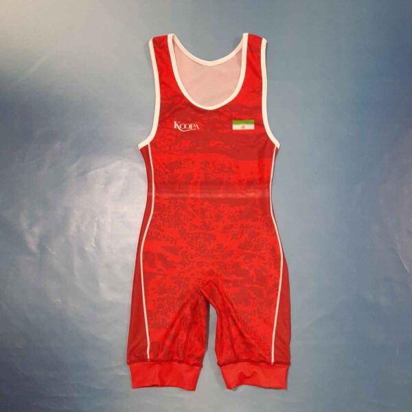 Iranian Sleeveless Wrestling Singlet Lightweight