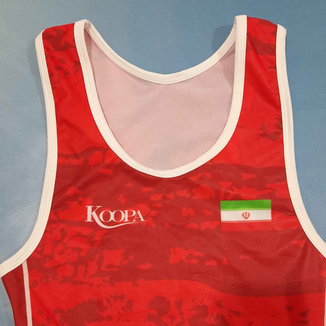 Iranian Sleeveless Wrestling Singlet Lightweight