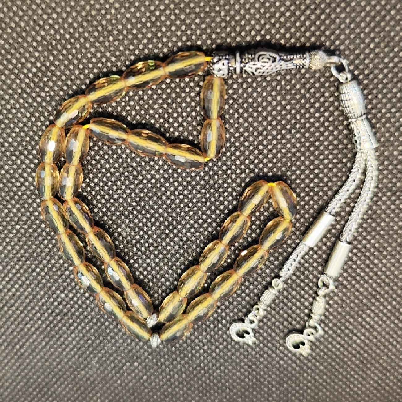 Islamic Alexandrite Rosary Crafted with 33 Prayer Beads Tasbih