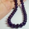 Islamic Amethyst Rosary Crafted with 33 Prayer Beads Tasbih Misbaha