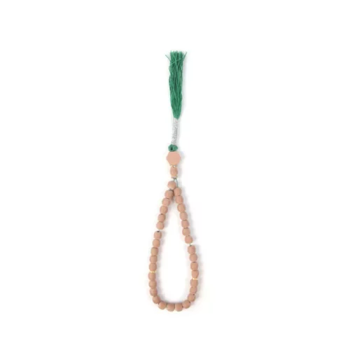 Islamic Karbala Tasbih Prayer Beads with Khak-e-Shifa for Shia Reza