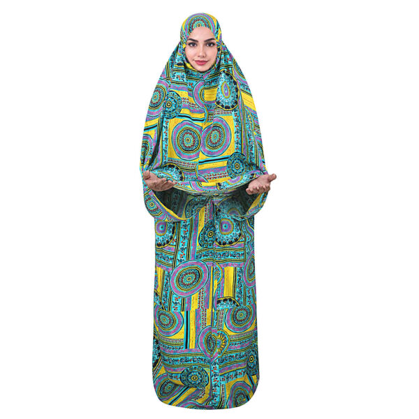 Islamic Namaz Prayer Chador with Sleeves, Elegant for Women
