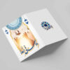 Islamic Ramadan Kareem Greeting Card Foldable with Pocket