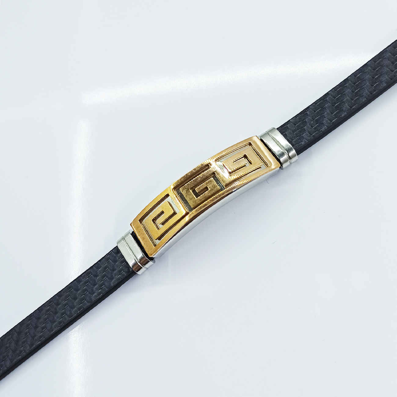 Leather Bracelet Elegant for Men in Black