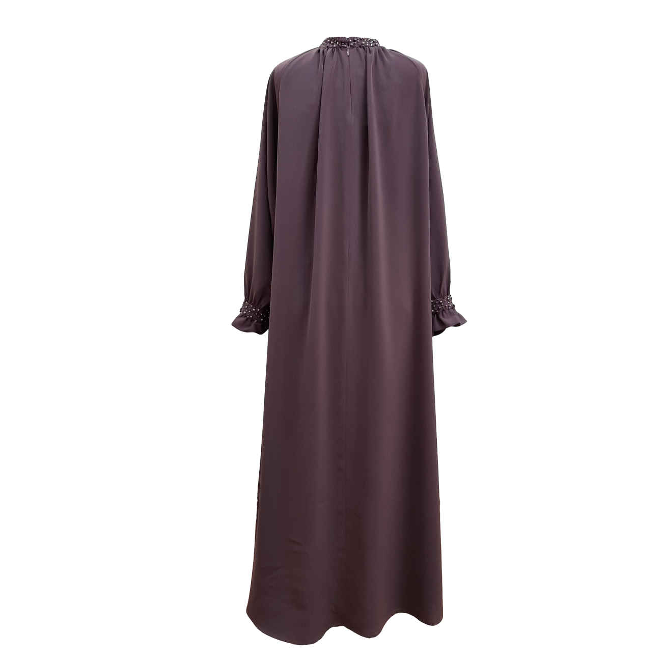 Loose Fit Abaya for Women with Long Sleeves in Orchid