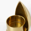 Luminous Golden Heritage Steel Candle Holder – Enhance Your Space