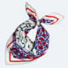Luxurious Persian Neck Scarf for Women with Calligraphy Design