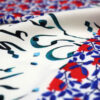 Luxurious Persian Neck Scarf for Women with Calligraphy Design
