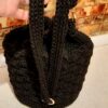 Macrame Backpack Handmade for Women in Black