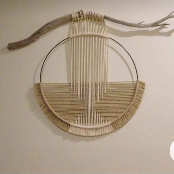 Macrame Wall Hanging Handcrafted Tapestry Art with Boho Decor