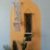 Macrame Wall Hanging Handcrafted Tapestry Art with Shelf