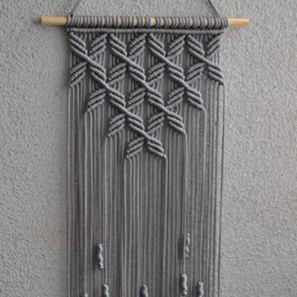 Macrame Wall Hanging Tapestry Art Bohemian for Modern Decor
