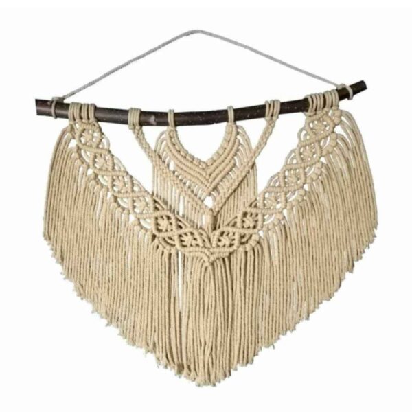 Macrame Wall Hanging Tapestry Art Bohemian with Geometric Design