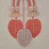 Macrame Wall Hanging Tapestry Art with Rainbow Design