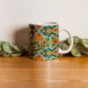 Porcelain Coffee Mug - Persian Poem