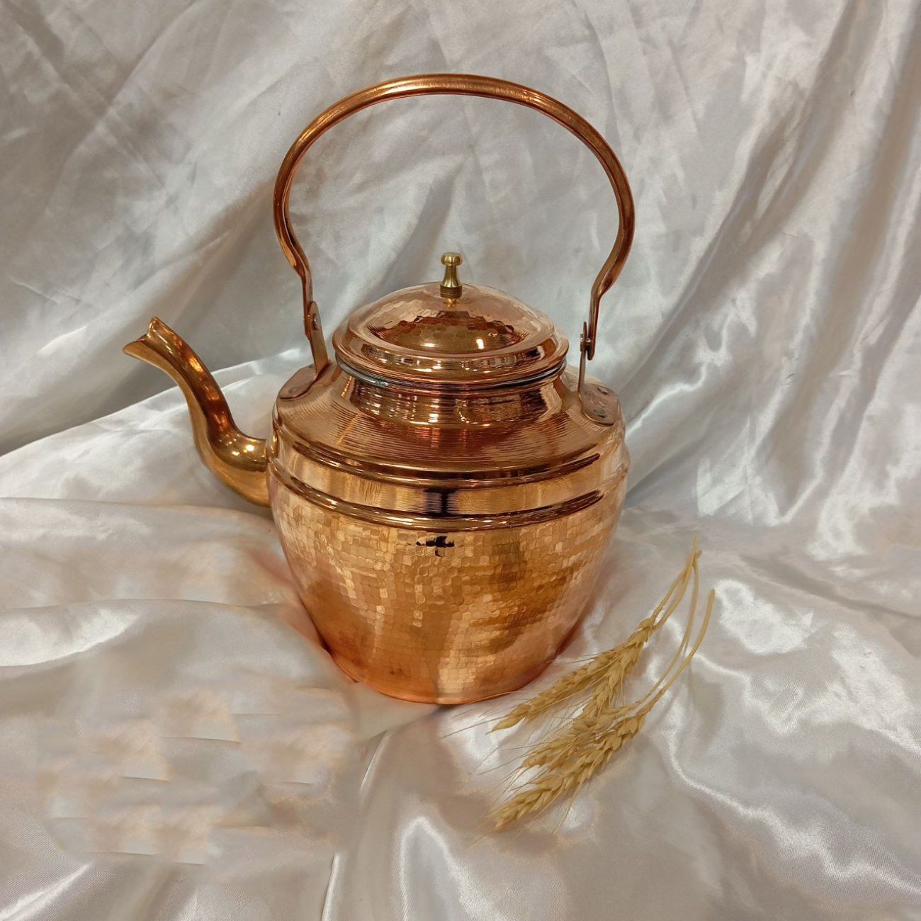 Persian Copper Tea Kettle Durable Stovetop Traditional Hammered Nirvaan