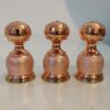 Persian Copper Salt & Pepper Shakers Hammered Avah Set of 6