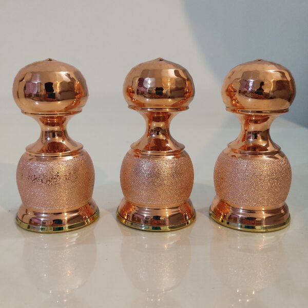 Persian Copper Salt & Pepper Shakers Hammered Avah Set of 6