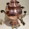 Persian Copper Samovar Decorative Coal Tea Maker 2-Liter