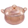 Persian Copper Stock Pot - Hammered & Handcrafted Mahyar