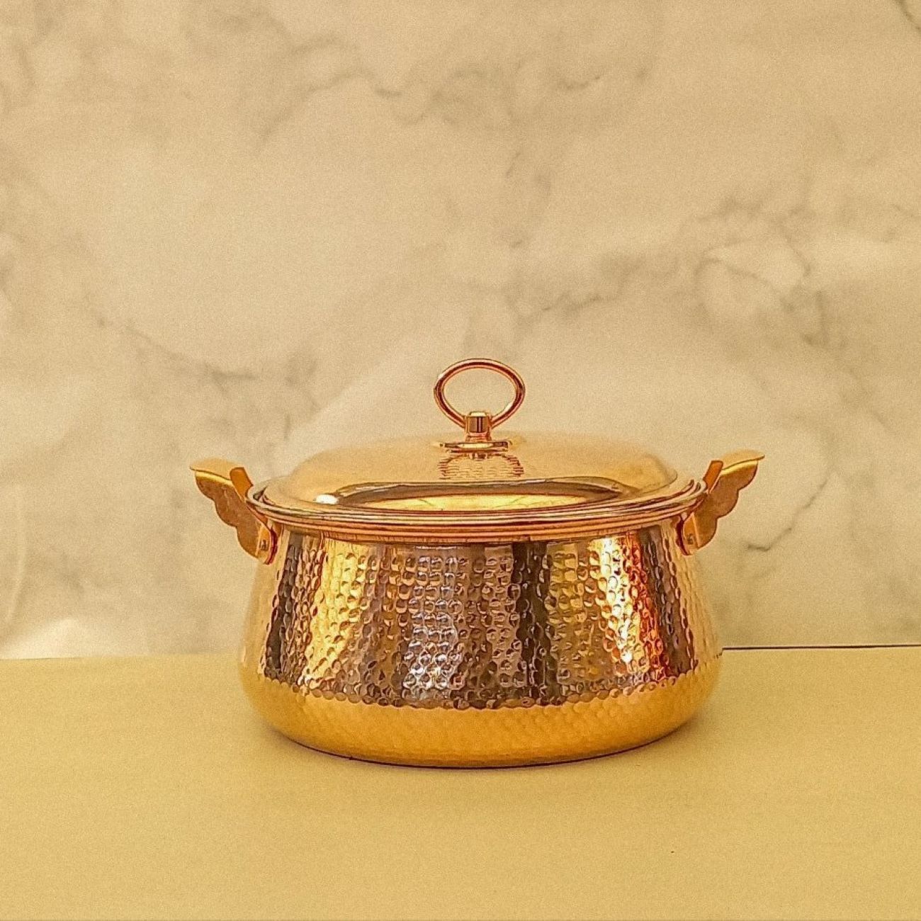Persian Copper Stock Pot - Hammered & Handcrafted Model Darice