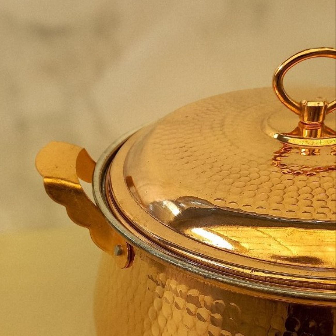 Persian Copper Stock Pot – Hammered & Handcrafted Model Darice