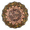 Persian Decorative Copper Engraved Wall Plate Traditional in Chogan Design