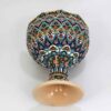 Persian Footed Pottery Sugar Bowl in Minakari Enameled