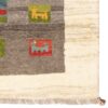 Persian Gabbeh Rug with Wool Genuine Handwoven in Fars Animal Motifs