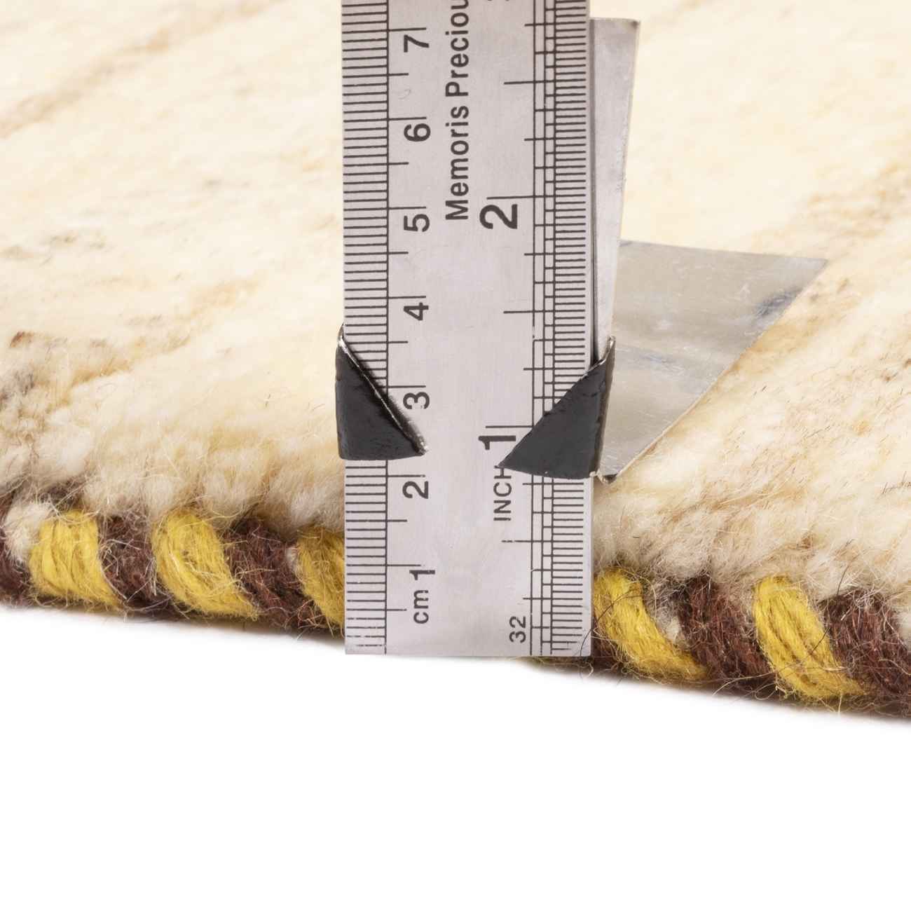 Persian Gabbeh Rug with Wool Genuine Handwoven in Fars Animal Motifs