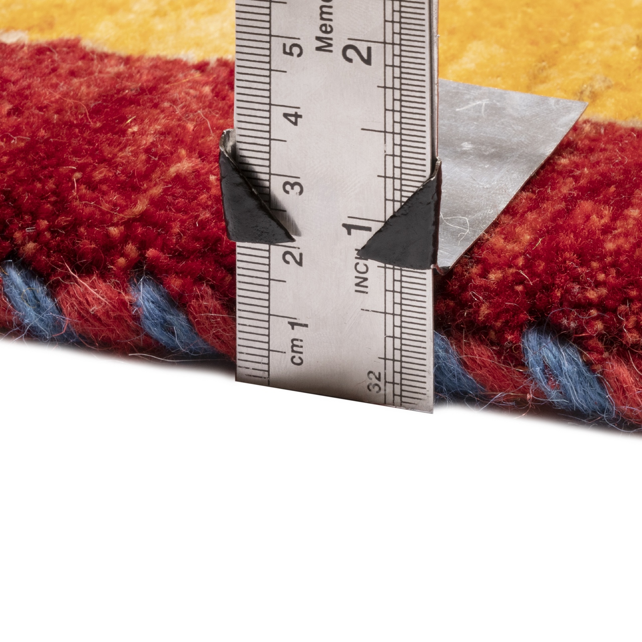 Persian Gabbeh Rug with Wool Original Handwoven in Fars Animal Motifs