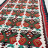 Persian Kilim Rug Authentic Handwoven Geometric Red
