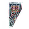 Persian Kilim Rug with Silk Original Handwoven Qashqai in Ardabil Blue