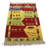 Persian Kilim Rug with Wool Handwoven in Fars Animal Motifs