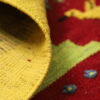 Persian Kilim Rug with Wool Handwoven in Fars Animal Motifs