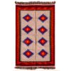 Persian Kilim Rug with Wool Handwoven in Fars Qashqai Red