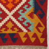 Persian Kilim Rug with Wool Handwoven in Fars Qashqai Red