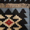 Persian Kilim Rug with Wool Original Handwoven in Fars Geometric