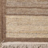 Persian Kilim Wool Rug Handwoven in Isfahan Bordered Cream