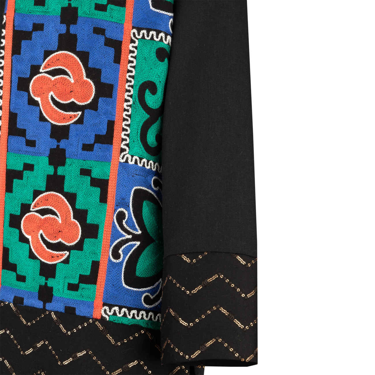 Persian Linen Manto Chic and Comfortable in Black