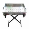 Persian Mangal Portable Charcoal Grill with Base for Outdoor Cooking