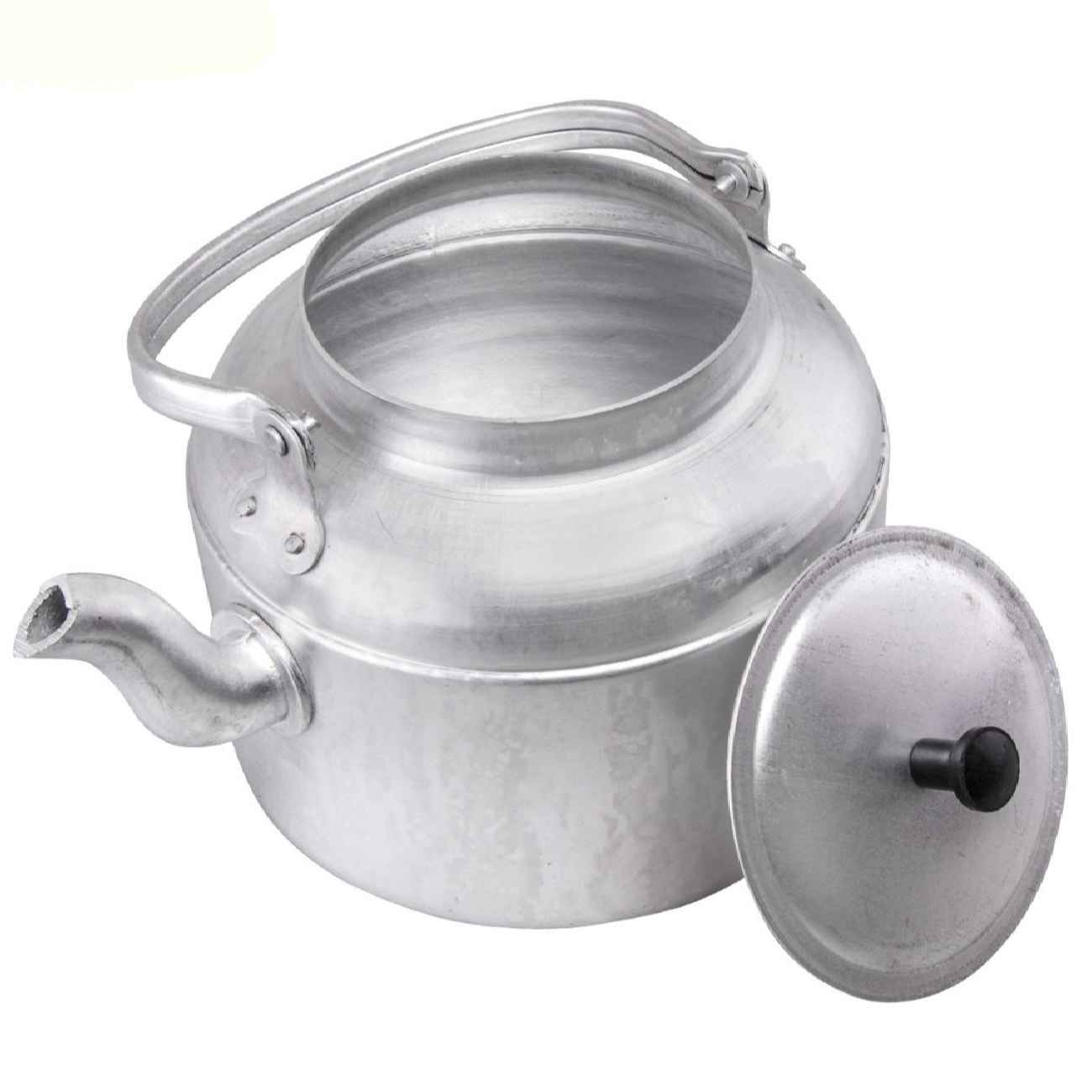 Persian Metal Kettle Durable for Stovetop & Camping Model Parvin