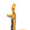 Persian Pottery Sugar Bowl Minakari Enameled with Deer Design