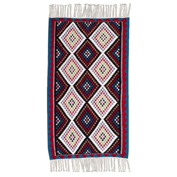 Persian Qashqai Kilim Rug with Acrylic Authentic Handwoven